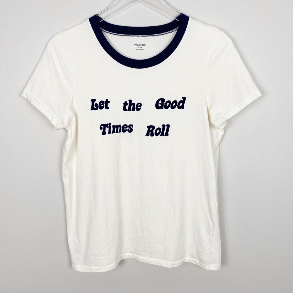 MADEWELL Let The Good Times Roll Ringer Tee M